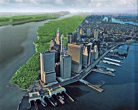 is manhattan an island|manhattan island before development.